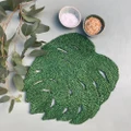 Carnival Green Palmleaf Placemat Small 35cm