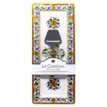 Le Cadeaux Capri Platter w/Cheese Utensil Set 2pce