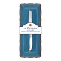 Le Cadeaux Antiqua Baguette Tray w/Knife Blue Set 2pce