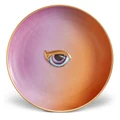 L'Objet Lito Eye Canape Plate Purple Orange