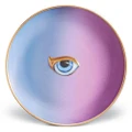 L'Objet Lito Eye Canape Plate Blue Purple