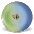 L'Objet Lito Eye Canape Plate Green Blue