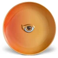 L'Objet Lito Eye Canape Plate Orange Yellow