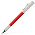 Faber-Castell Guilloche Fountain Pen India Red