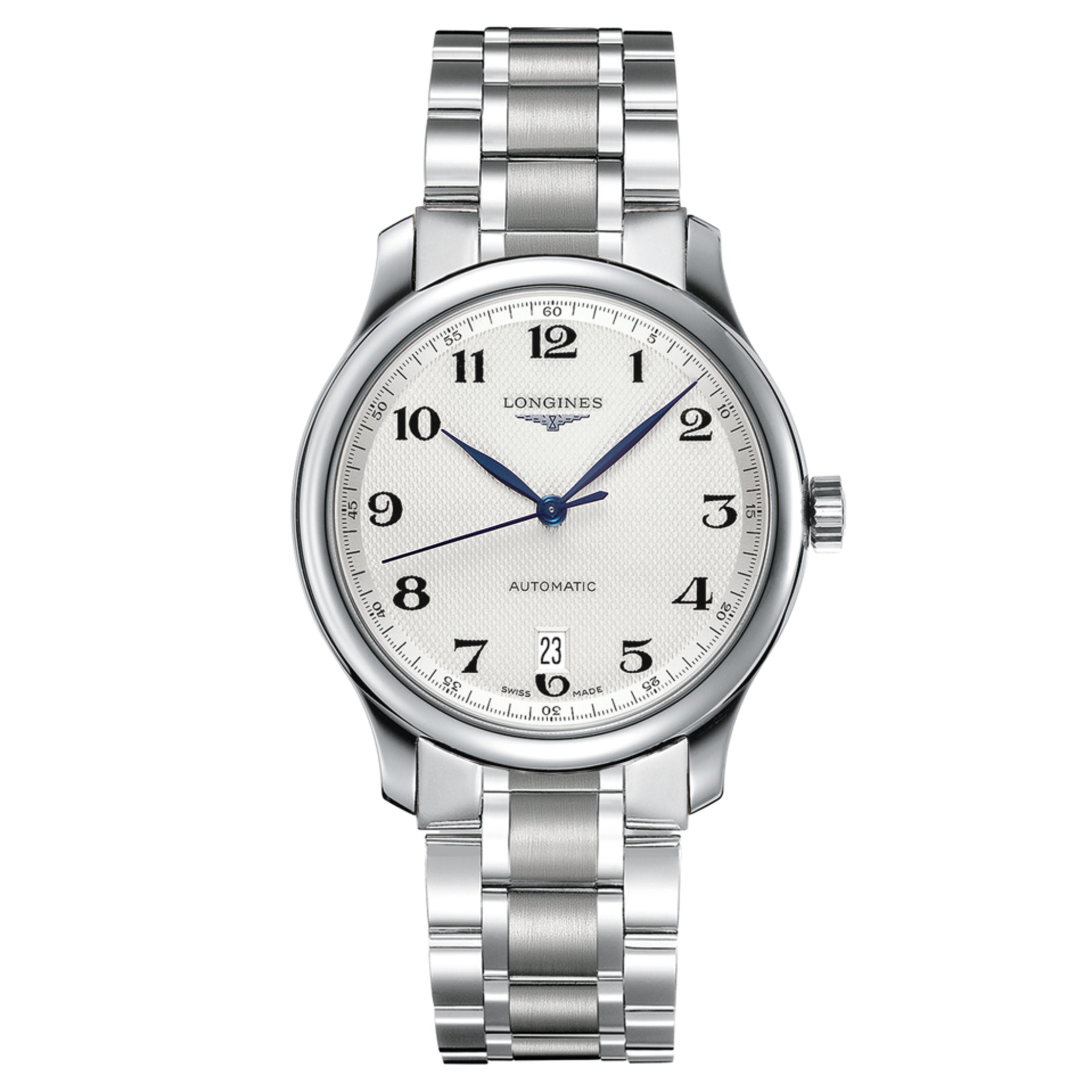 Longines Master Collection Silv. Dial S/Steel Watch 38.5mm