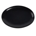 Noritake Bob Dune Oval Platter Black 28x40cm