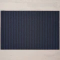 Chilewich Breton Stripe Shag Runner Blueberry 183x61cm