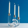 Jonathan Adler Pompidou Acrylic Candle Holder Clear