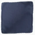 Baci Milano Blue Plain Linen Napkin 40x40cm