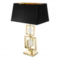 Vandenberg Table Lamp Avola Gold Finish with Shade