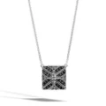 John Hardy Women's Modern Chain Silver Square Necklace