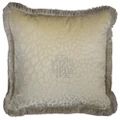 Roberto Cavalli Monogram Cushion Dove Grey 60x60cm