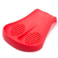 Trudeau Silicone Dual Spoon Rest Red