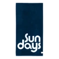 SunnyLife Luxe Towel Nouveau Bleu