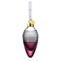 Waterford Lismore Love Drop Ornament Cranberry 2021