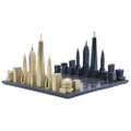 Skyline Chess Luxury Bronze New York w/ Corian Map Board