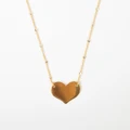 Iosifina Faux Bijoux heart shaped Necklace