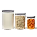 OXO Pop 2.0 3-Piece Round Canister Set