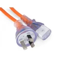1m IEC Medical Power Cable (IEC-C13 to Australian Mains Plug)
