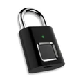 Small Keyless Smart Fingerprint Padlock - Rechargeable (Black)