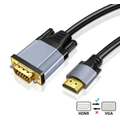 1.8m Integrated HDMI to VGA Video Conversion Cable (1080p/60Hz)