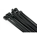 UV Stabilised Black Cable Zip Ties - 140mm x 3.6mm (100 Pack)