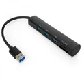 Slim Aluminium USB Hub - USB Type-A Interface (3x USB 3.0 + Card Reader)