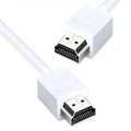 Ultra-Thin 50cm HDMI Cable - White (HDMI v2.0 High Speed with Ethernet)