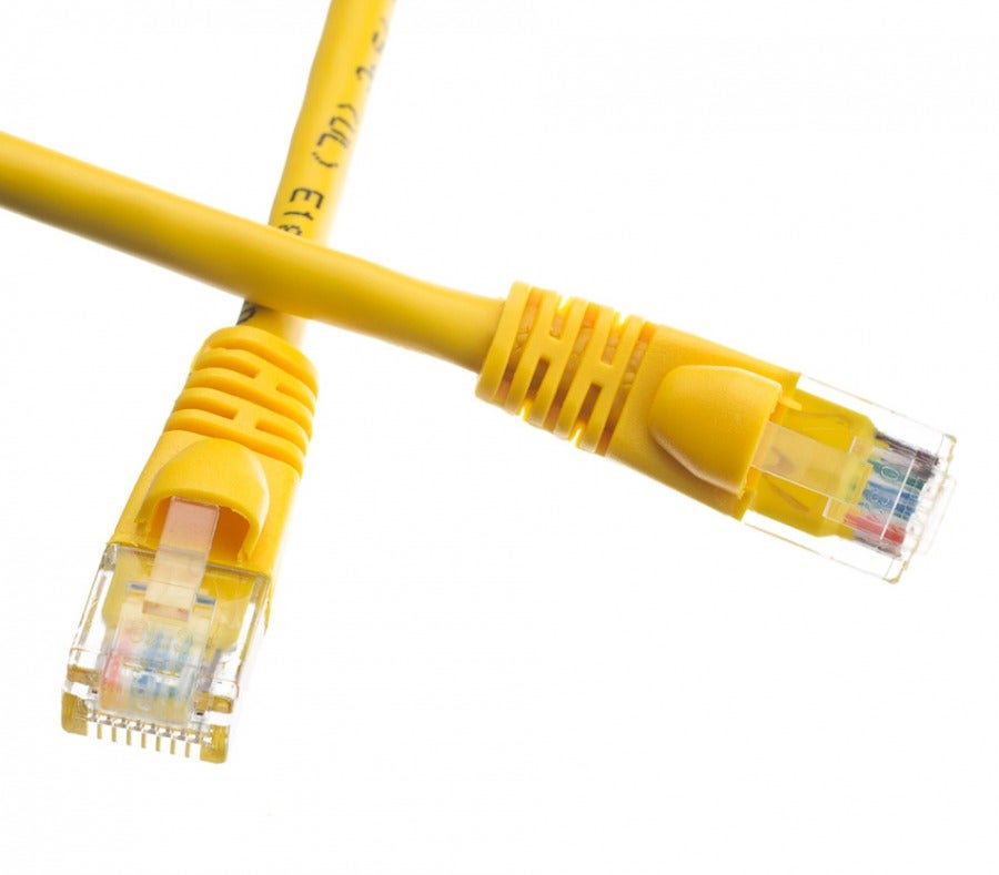 2m CAT6 RJ45 Ethernet Cable (Yellow)
