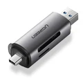 USB-C & USB 3.0 OTG Card Reader (SD and Micro SD)