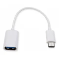 10cm USB-C OTG Cable (USB 2.0 Interface - White)