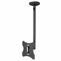 Extendable LCD Monitor Ceiling Mount (30kg Black)