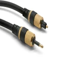 Pro Series 10m TOSLINK to Mini-TOSLINK (3.5mm Optical) Cable