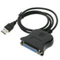 0.8m USB to 25-Pin Parallel Printer Cable Converter