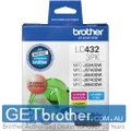 Brother LC-4323PKS CMY Colour Pack Genuine - 550 Pages (LC-4323PKS)