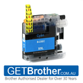 Brother LC-23EC Cyan Ink Cartridge Genuine - Up to 1,200 Pages (LC-23EC)
