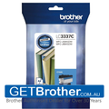 Brother LC-3337C Cyan Ink Cartridge Genuine - Up to 1,500 Pages (LC-3337C)