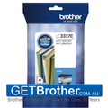 Brother LC-3337C Cyan Ink Cartridge Genuine - Up to 1,500 Pages (LC-3337C)