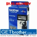 Brother LC-38BK Black Ink Cartridge Genuine - 300 pages (LC-38BK)