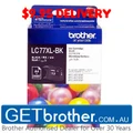 Brother LC-77XL Black Ink Cartridge Genuine - 2,400 pages (LC-77XLBK)