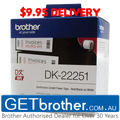 Brother DK-22251 White Roll Genuine -15.24 Metres (DK-22251)