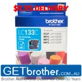 Brother LC-133 Cyan Ink Cartridge Genuine - up to 600 pages (LC-133C)
