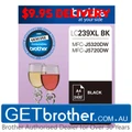Brother LC-239XL Black Ink Cartridge Genuine - up to 2,400 pages (LC-239XLBK)