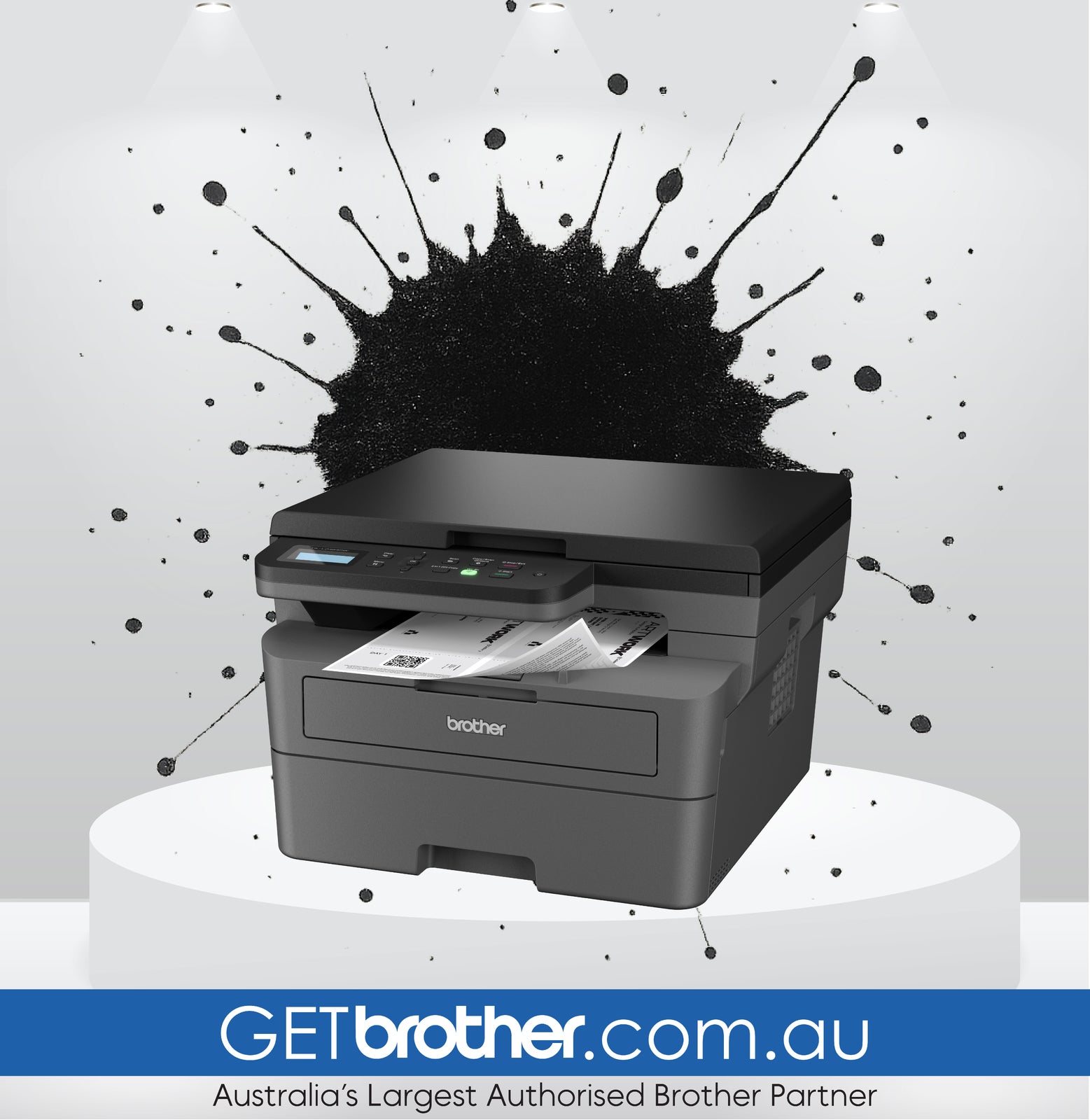 Brother HL-L2464DW Mono Laser Printer with Scanner (HL-L2464DW)