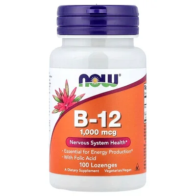 NOW Foods, B-12, 100 Lozenges
