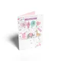 Henderson Greetings Card Baby Girl Balloons and Animals