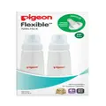Pigeon Slim Neck PP Bottle with Flexible Peristaltic Teat - 240ml - 2 Pack