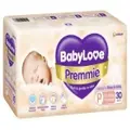 Babylove Nappies Premmie Size 30 Pack