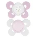 Chicco Physio Comfort Soother 0-6 Months 2 Pack Pink