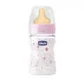 Chicco Well Being Bottle with Latex 0 Months+ Teat 150ml Girl